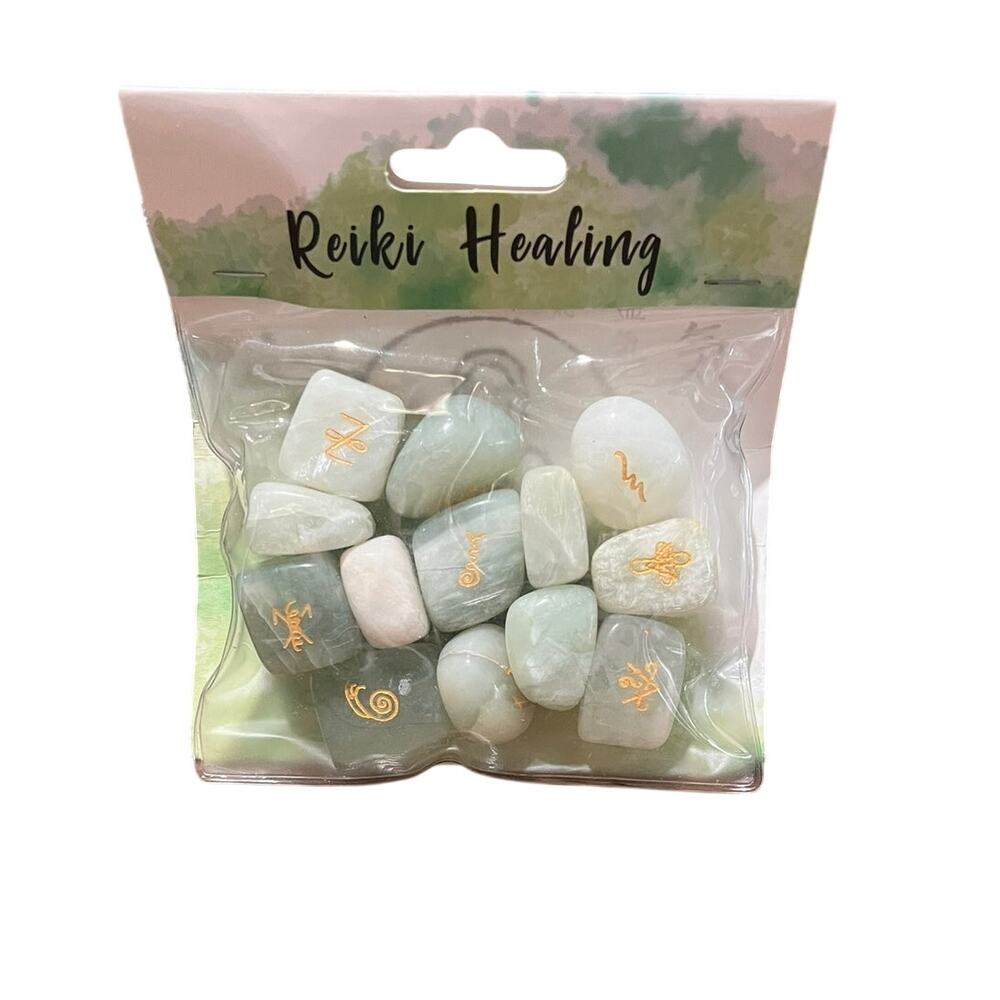 Reiki Healing Symbols Spiritual Aura Cleansing Energy Balance Stones New